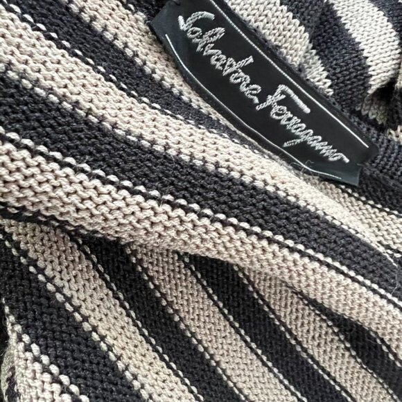 Salvatore Ferragamo Stripped Knitted Sweater Top / CLOFA - Picture 4 of 4